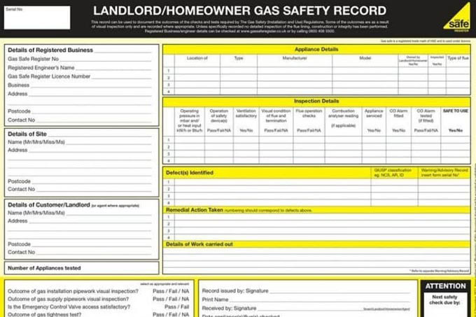 Boiler Installation Certificate3